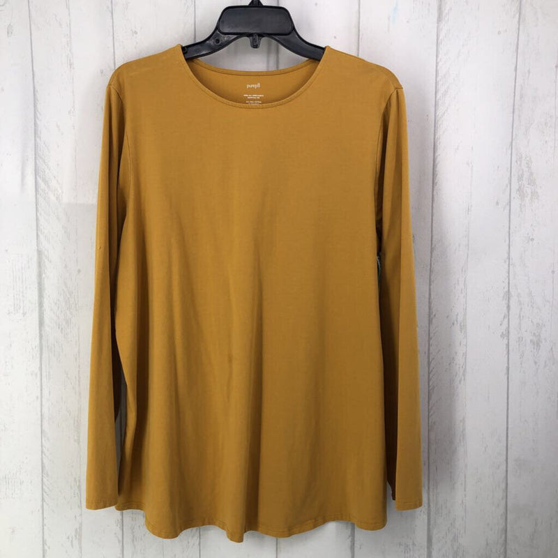 L Round neck l/s top