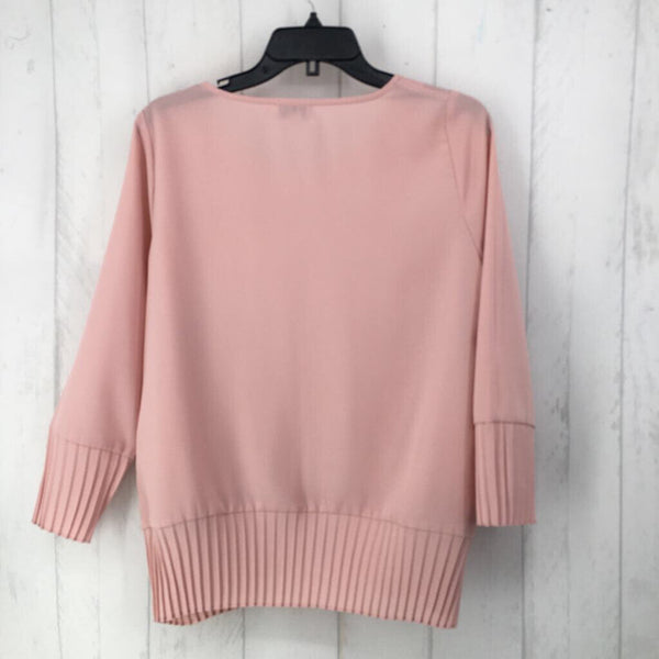 L Pleated l/s top