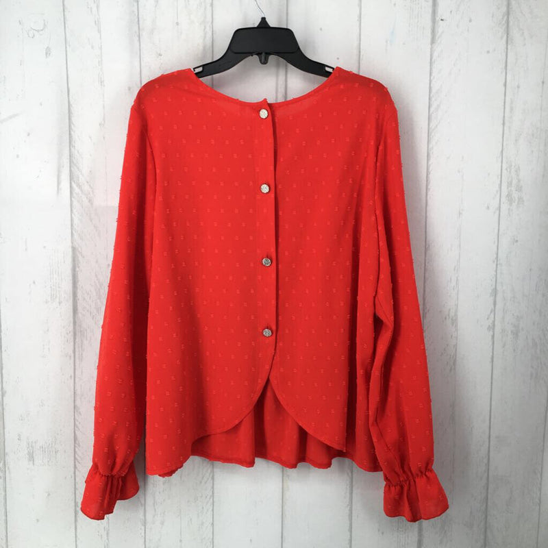 XL Textured tiered l/s top