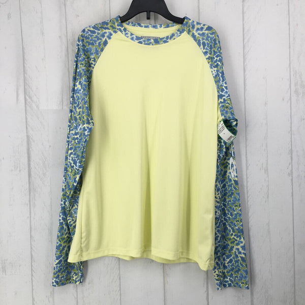 L Printed slv top