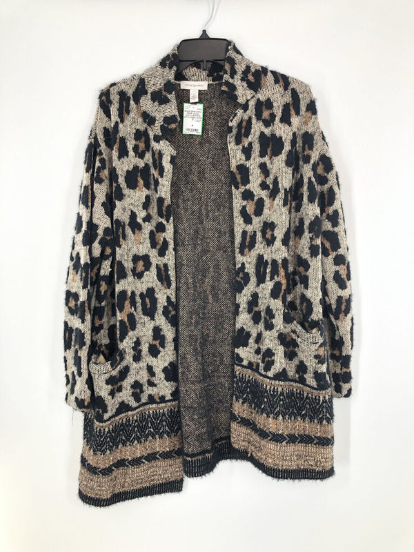 2 Animal print cardigan