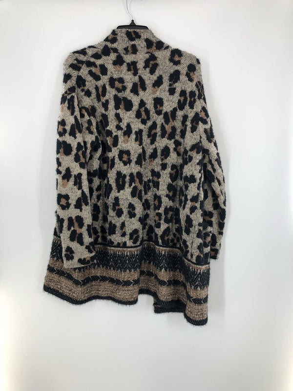 2 Animal print cardigan