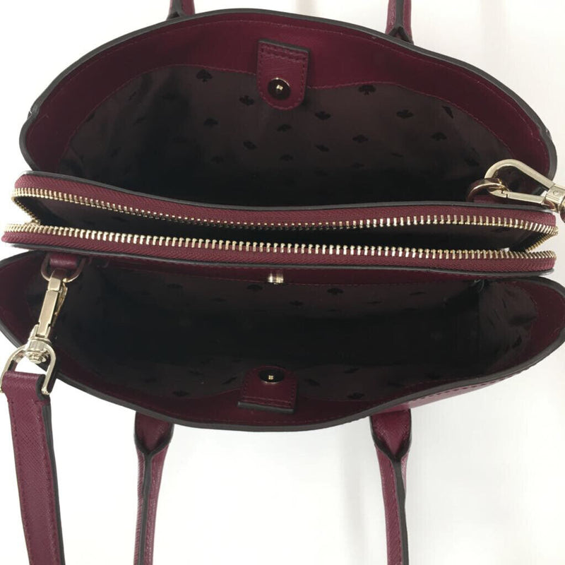 triple compartment satchel