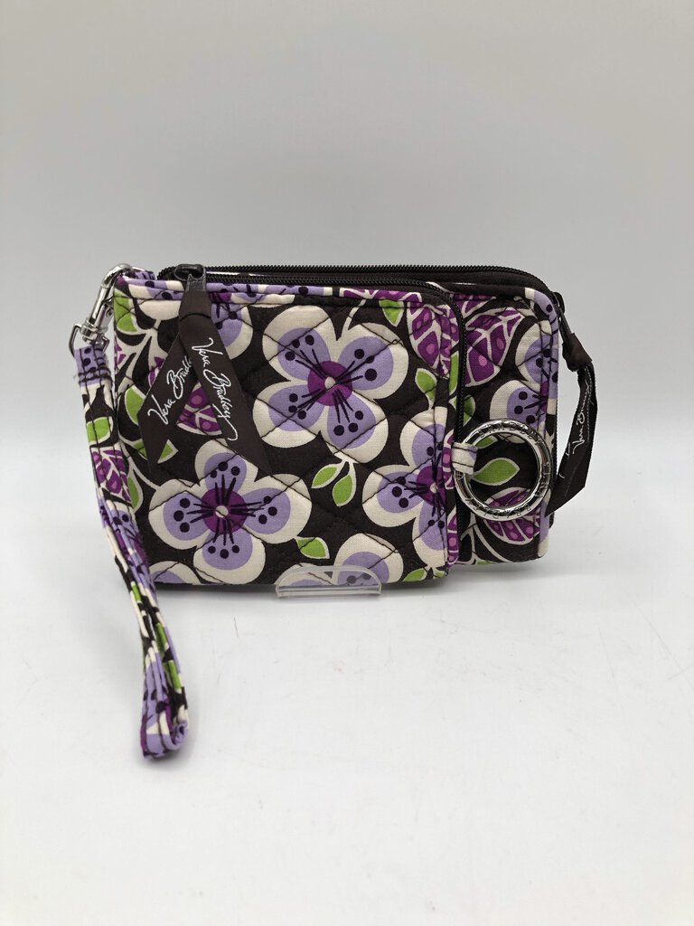 bi-fold flower print wallet