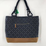 star gazing zip top tote