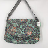 flower print messenger bag