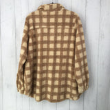 1X Plaid shacket