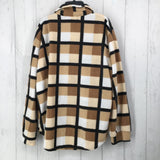 XL Plaid button down l/s top