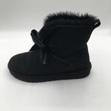 8 Satin bow sherpa lined boots