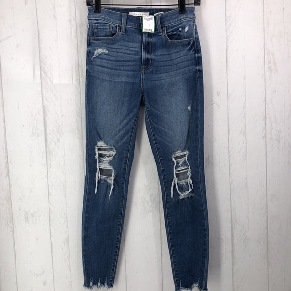 3 Skinny crop jeans