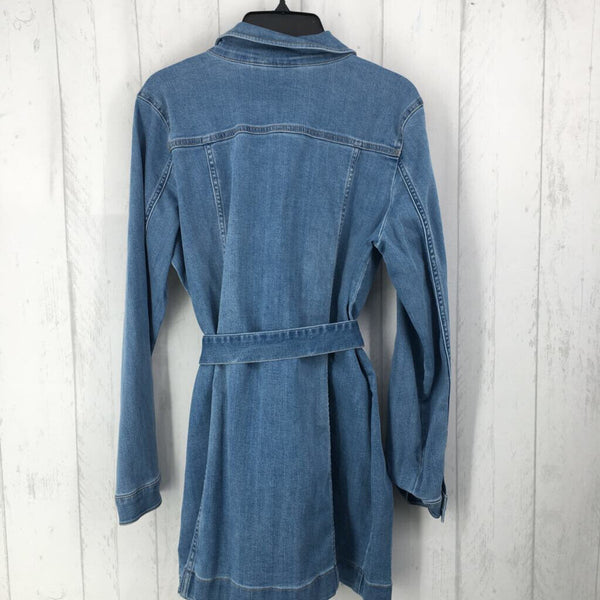 M Belted jean jacket