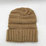 C.C. tan sweater beanie