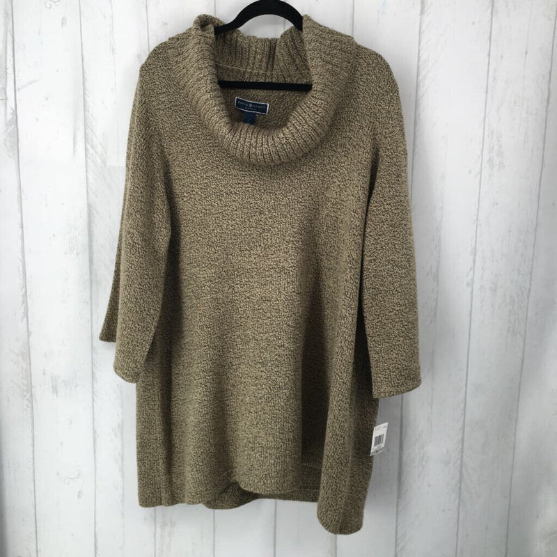 1X Cowl neck sweater