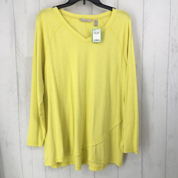 L V-neck l/s top