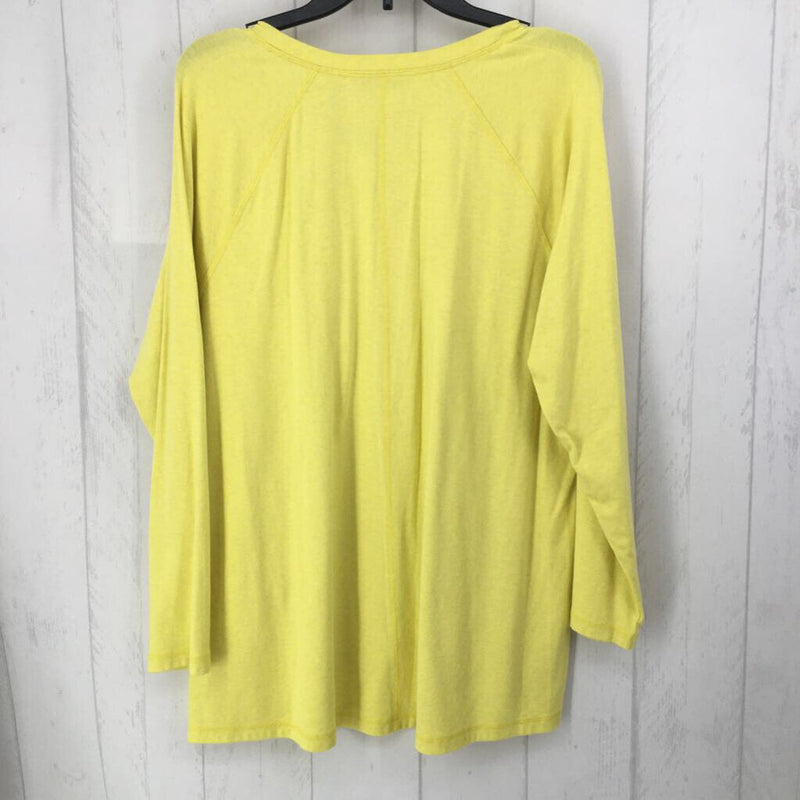 L V-neck l/s top