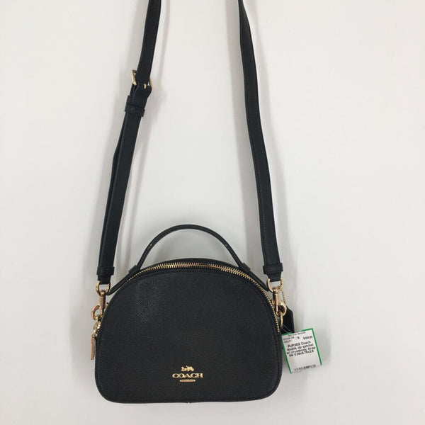 double zip satchel w/ crossbody strap