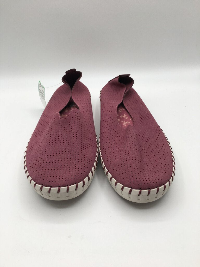 11 Perforated slip on memory foam shoe