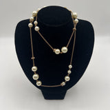 17" J. Crew Rhinestone & pearl necklace