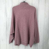 R99 3X Waffle knit cowl neck dolman slv top