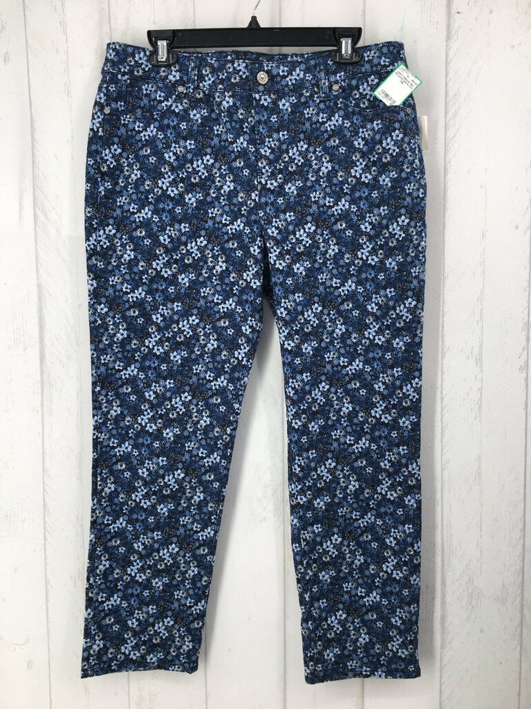 14p Flo print jeans