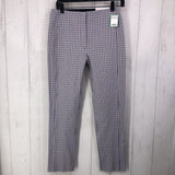 4 Plaid Hi-rise crop