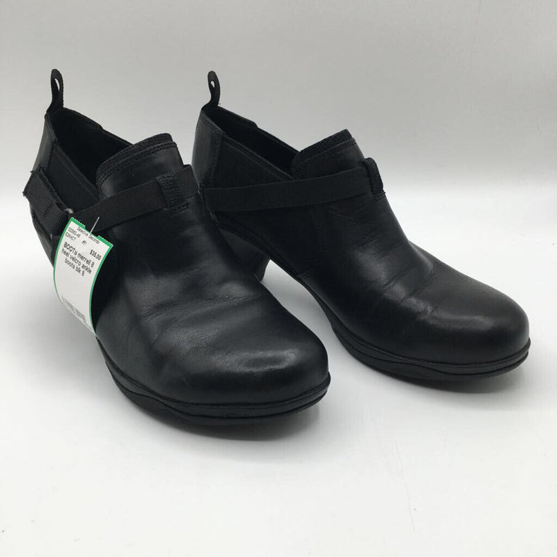 8 heel velcro ankle boots