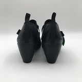 8 heel velcro ankle boots