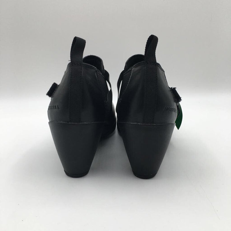 8 heel velcro ankle boots