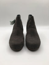 7.5/8(38) wedge buckle ankle boots