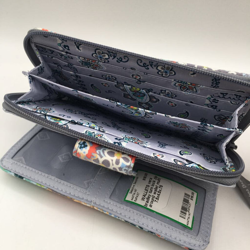 turn lock zip around wallet