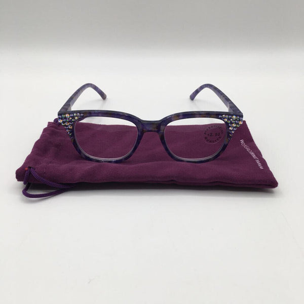 Jimmy Crystal Readers/purple +2.50