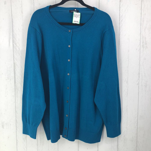 3X Button down cardigan 3/4 slv