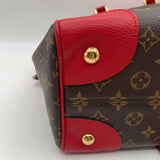 monogram satchel w/ crossbody strap