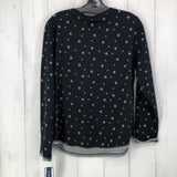 R26 L Snowflake v-neck l/s top