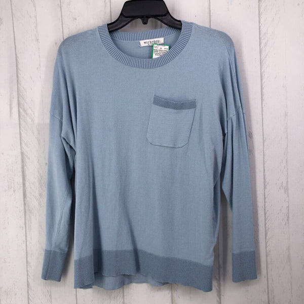 M Crewneck sweater w/pocket