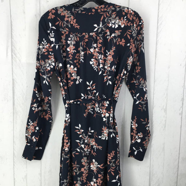 XS Flo print l/s belted dress