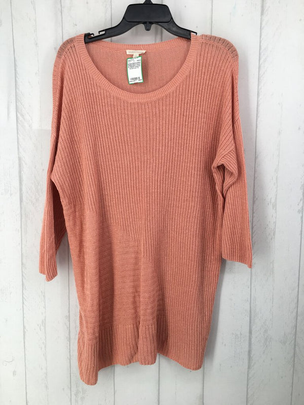 XL Ribbed sweater 3/4 slv