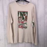 XXL Christmas graphic l/s top