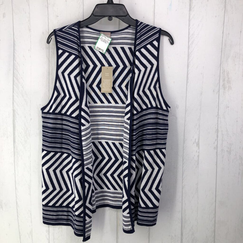 2(L) chevron pattern vest