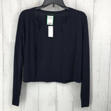 S Crop open front cardigan