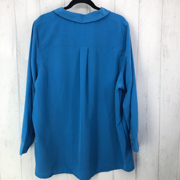 2X Button down l/s top