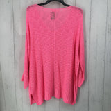 M/L Open knit scoop neck sweater