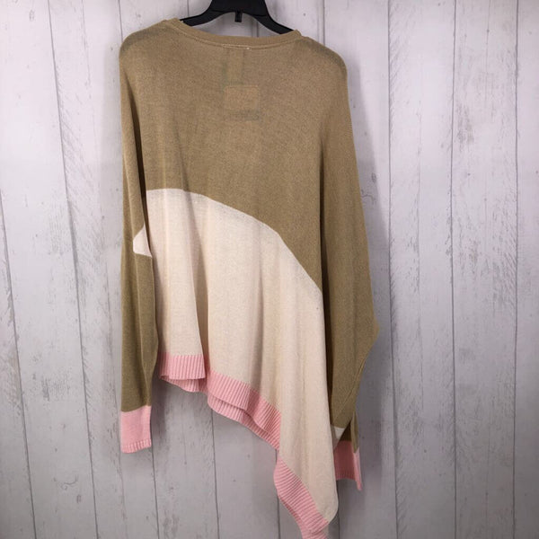 XL Colorblock asymetrical sweater