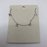 Sterling silver Mama charm necklace silver 16"-18"