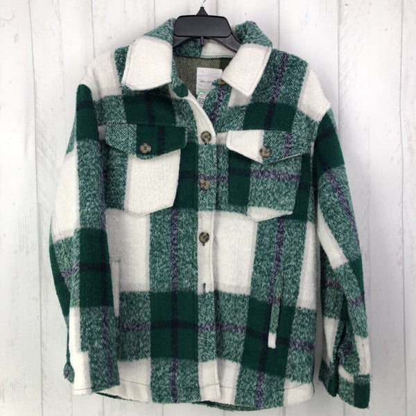 M Plaid shacket