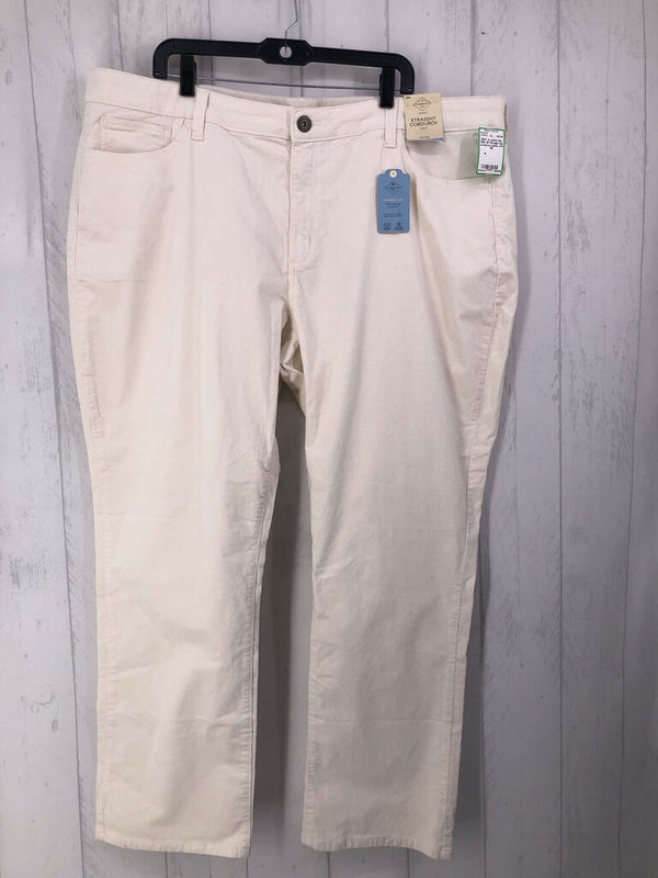 R50 26 Straight leg corduroy pants