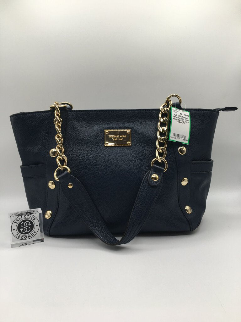 studded chain strap satchel