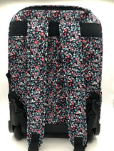 floral rolling backpack carry on