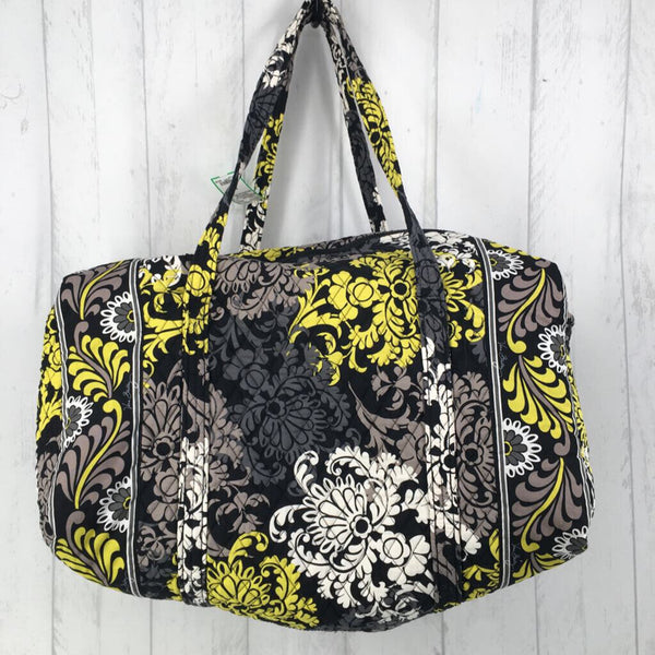 floral quilted duffle bag