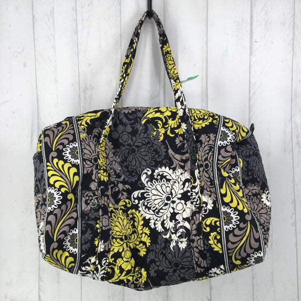 floral quilted duffle bag